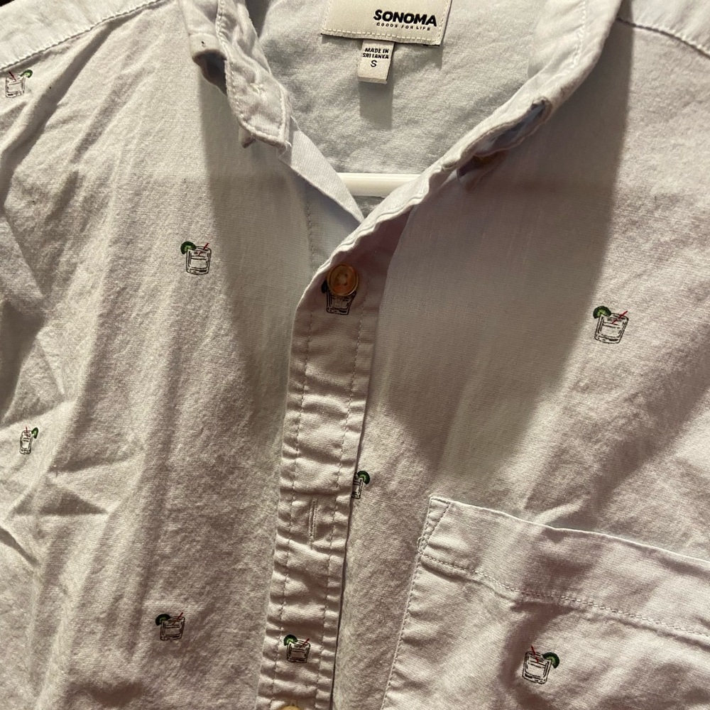 Martini button down shirt